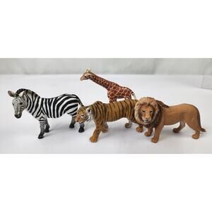 Schleich lot African Safari Animals Zebra (08) Lion (07) Tiger (07) Giraffe VGUC